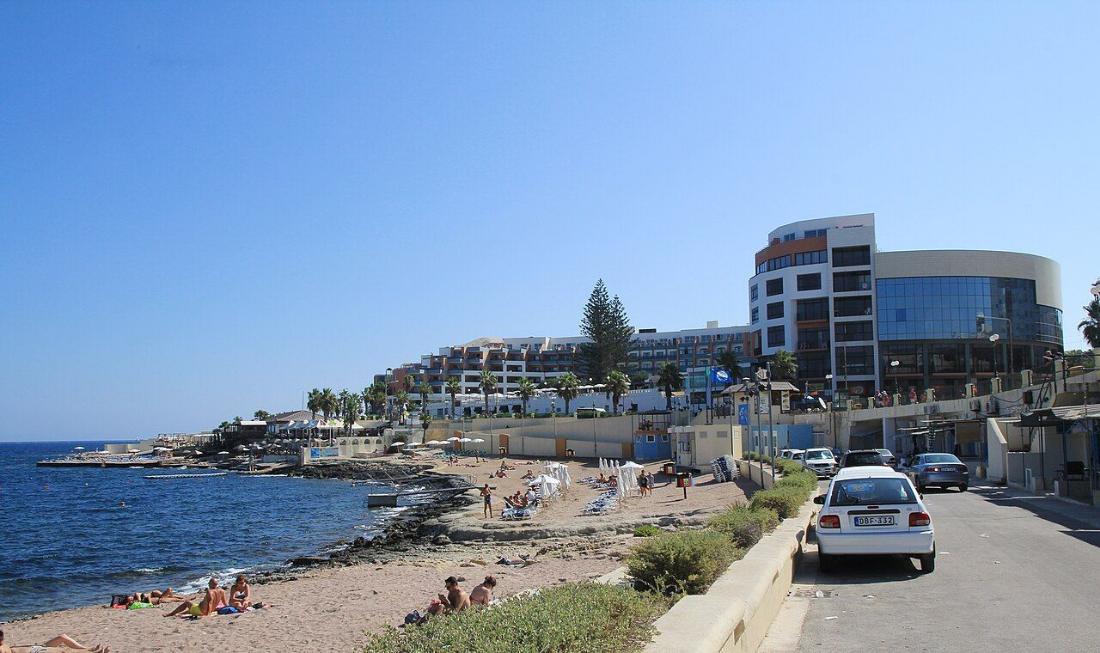 Oracle Casino: The Qawra seafront by the Dolmen
